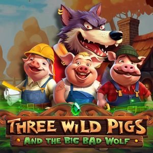 Three Wild Pigs and The Big Bad Wolf