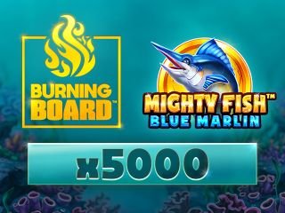 Mighty Fish™: Blue Marlin Burning Board™
