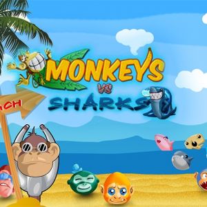 Monkeys Vs Sharks HD